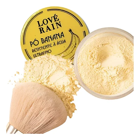 Pó Banana Love Rain Ultrafinito Resistente Água