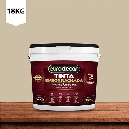 Tinta Emborrachada Fosca Areia 18kg Euro Decor