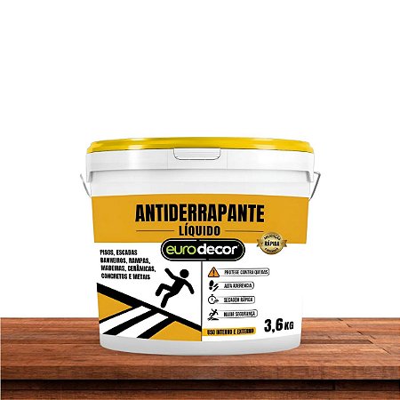 Antiderrapante para Piso 3,6 Kg Incolor Eurodecor