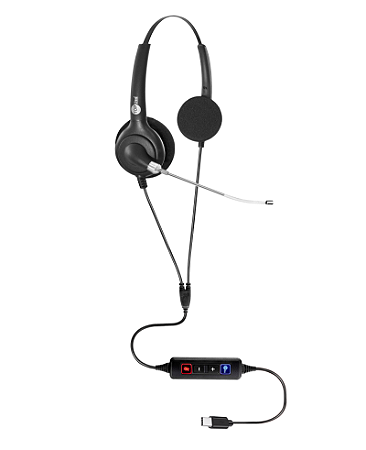 Headset HTU-310 Biauricular USB