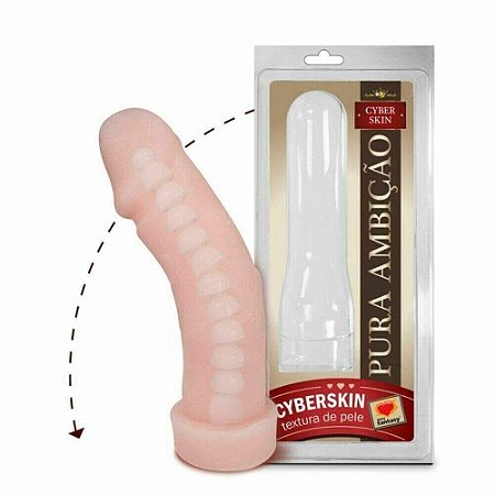 Prótese em Cyber Skin e Vertebrada 17 cm x 4,5 cm