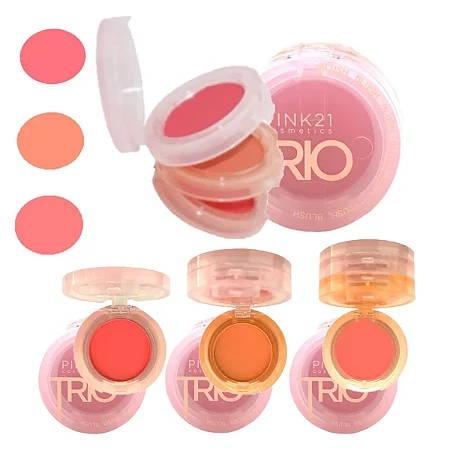 Pink 21 - Trio de Blush CS4899