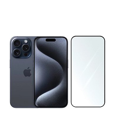 Pelicula 3D Vidro Temperado Para iPhone 15 Pro Max