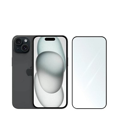 Pelicula 3D Vidro Temperado Para iPhone 15 Plus