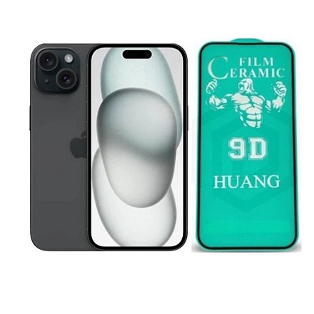 Película Cerâmica 3D Para iPhone 15 Plus