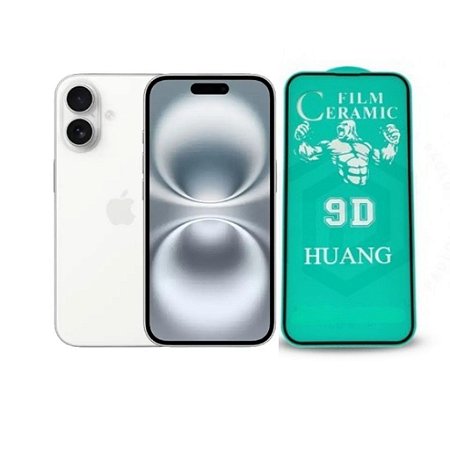 Película Cerâmica 3D Para iPhone 16 Plus