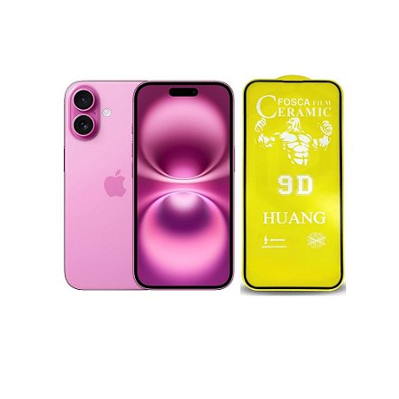 Película Cerâmica Fosca Para iPhone 16