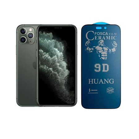 Película Cerâmica Fosca Privacidade Para iPhone 11 Pro Max