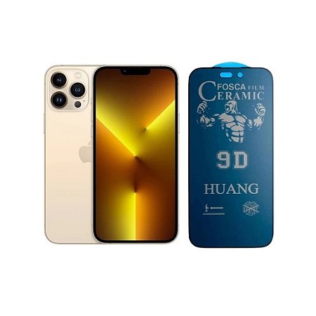 Película Cerâmica Fosca Privacidade Para iPhone 13 Pro Max