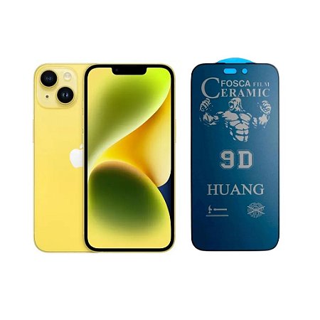 Película Cerâmica Fosca Privacidade Para iPhone 14