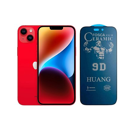 Película Cerâmica Fosca Privacidade Para iPhone 14 Plus