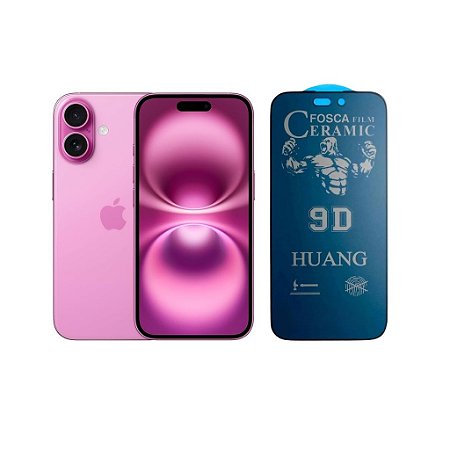Película Cerâmica Fosca Privacidade Para iPhone 16