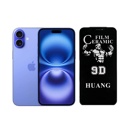 Película Cerâmica Privacidade Para iPhone 16 Plus