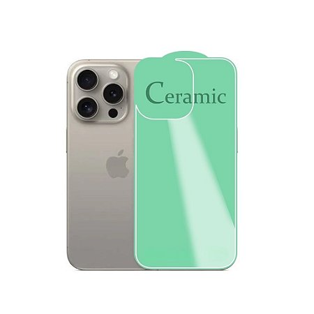 Película Cerâmica Traseira Para iPhone 16 Pro
