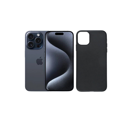 Capa Case Para iPhone 15 Pro Max Preta