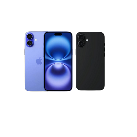 Capa Case Para iPhone 16 Plus Preta