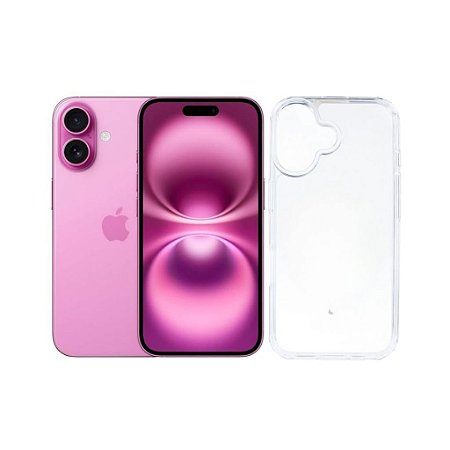 Capa Space Transparente Para iPhone 16