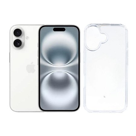 Capa Space Transparente Para iPhone 16 Plus