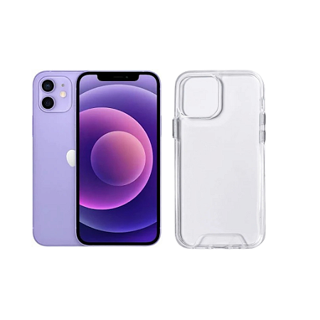 Capa Space Transparente Para iPhone 12