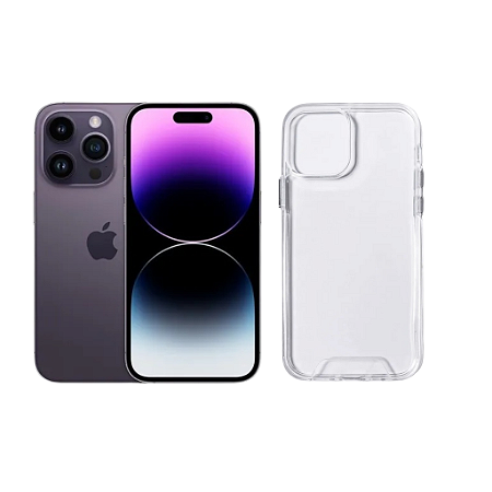 Capa Space Transparente Para iPhone 14 Pro