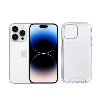 Capa Space Transparente Para iPhone 14 Pro Max