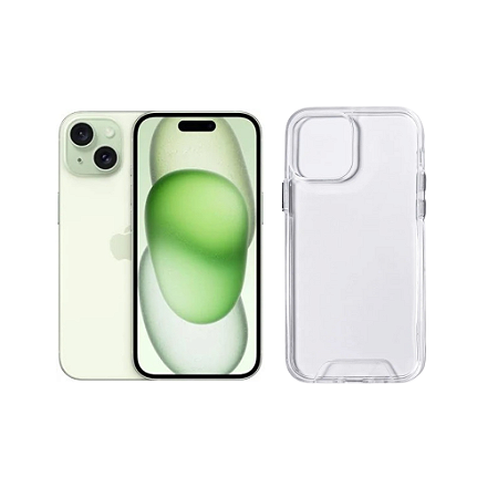 Capa Space Transparente Para iPhone 15