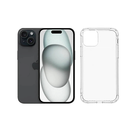 Capa Capinha Tpu Anti-Impacto Para iPhone 15 Plus