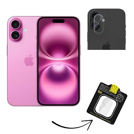 Película de Proteção Para Câmera do iPhone 16