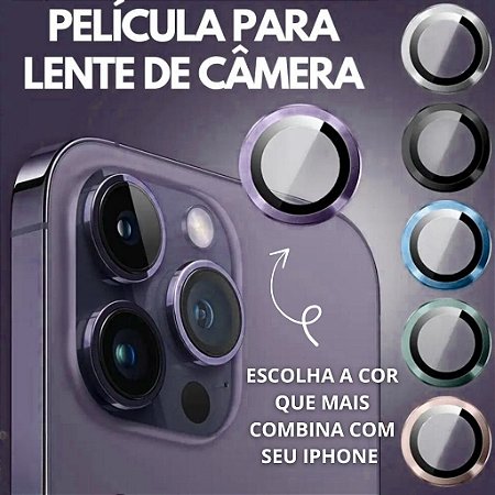 Película de Proteção Para a Câmera do iPhone 11 / 11 Pro / 11 Pro Max  / 12 / 12 Pro