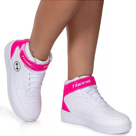 Tênis Feminino Esportivo Treino Academia Cano Alto