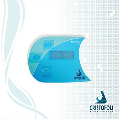 Teclado membrana Vitale Plus  12 / 21  Azul Bicolor Cristofoli