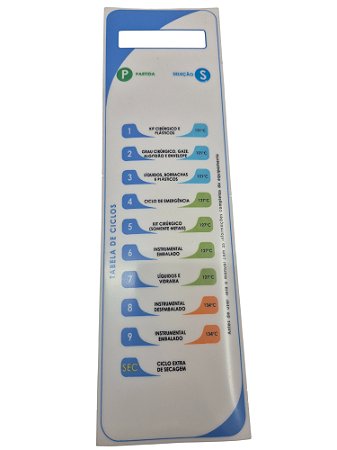 Teclado De Membrana Autoclave Sercon