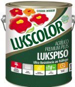 Tinta Piso Lukscolor 3,6L Cinza Chumbo