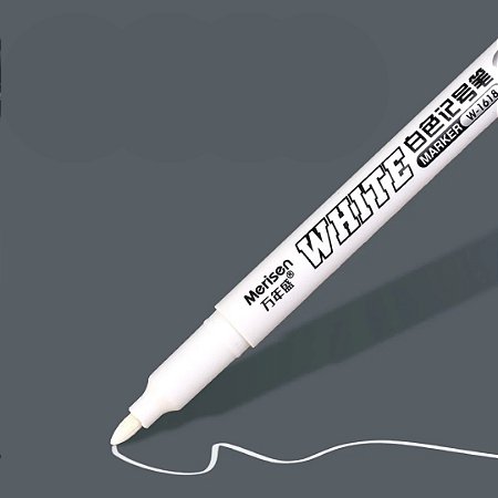 Caneta Marcador Branca 2mm - Merisen
