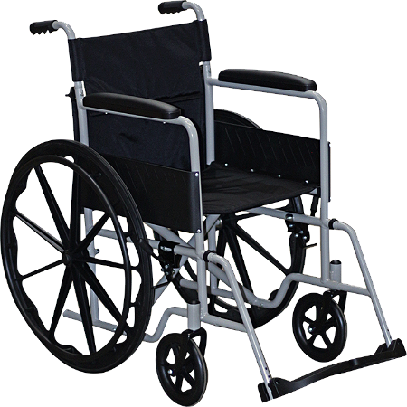 Cadeira de Rodas Pro8000 - 46cm em Aço Carbono