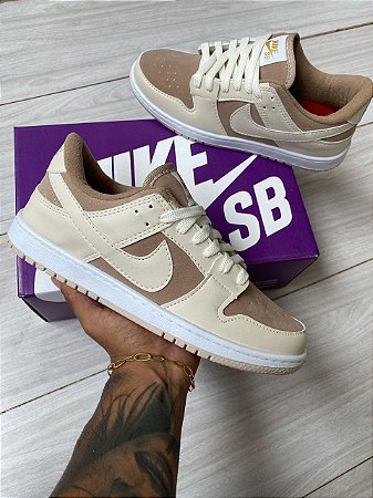 Dunk Marrom e Bege