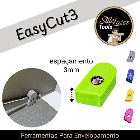 EasyCut 3 - Guia de Corte 3mm Para Envelopamento Decorativo