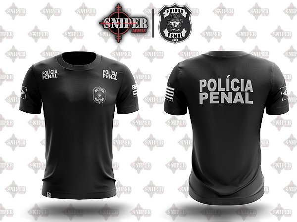 Camiseta Sniper BRASIL Policia Penal Goias Oficial