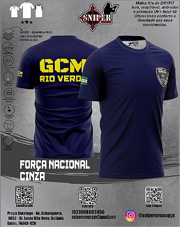 Camiseta Sniper BRASIL GCM Todos Municipios