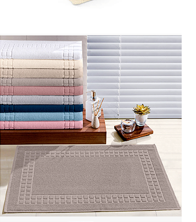 Toalha Piso Domus Rosé Alta Gramatura