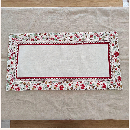 Trilho de Mesa em Algodão 40x90 cm
