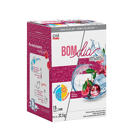 Chá Bom Dia Hibisco, Mate Verde e Estévia