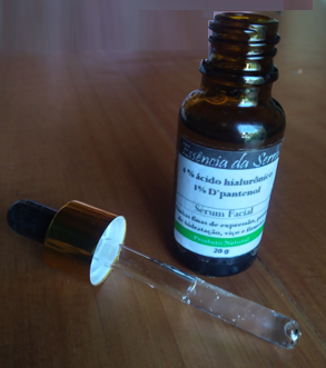 Sérum Facial Hidratante com Ácido Hialurônico e D-Pantenol