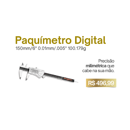 Paquímetro Digital de Precisão 150mm