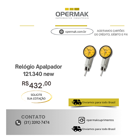 Relógio Apalpador Medidor de Precisão