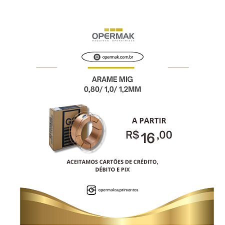 Arame MIG 0,8 1,0 1,2mm para Solda