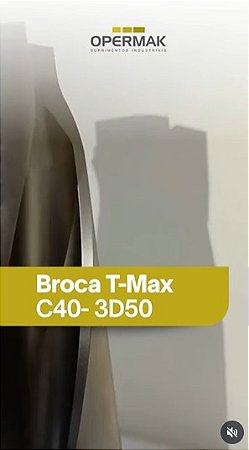 Broca T-Max 3D SP14 50mm C40 | Alta Precisão