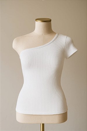 Blusinha Feminina Ombro Só Canelada
