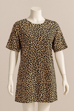 Vestido animal print