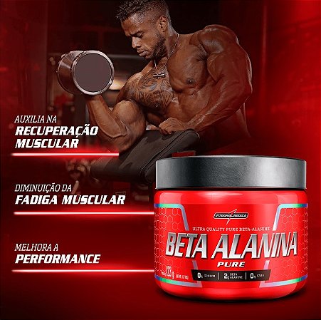 Integralmedica Beta Alanina 123 g - Suplemento para Performance e Recuperação Muscular